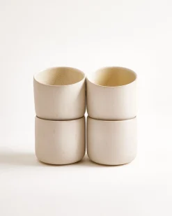 Lorosa - Large cup sand Set of 4 Neuheiten|Becher-Sets