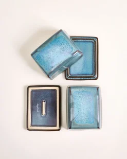 Hot Madeira Butterdose grünblau Butterdosen