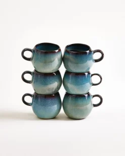 Online Madeira Espressotasse grünblau Tassen & Becher Sets %