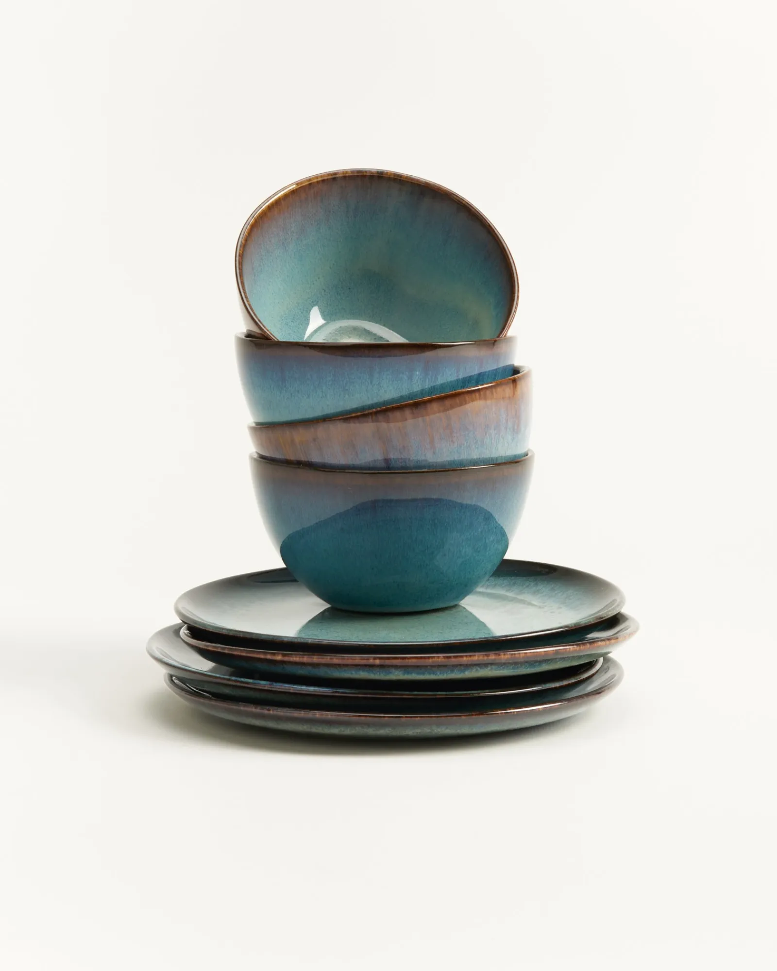 Best Madeira Frühstücks-Set grünblau 8-teilig Frühstücks-Sets %