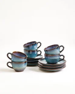 Madeira 6-Piece Set Espresso Cup & Espresso Saucer classic Tassen-Sets|Tassen Mit Untertassen