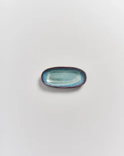 New Madeira Servierplatte S grünblau Servierplatten