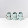 Outlet Mae - Set of 6 Mugs small mint Tassen-Sets