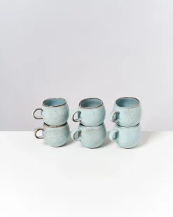 Outlet Mae - Set of 6 Mugs small mint Tassen-Sets