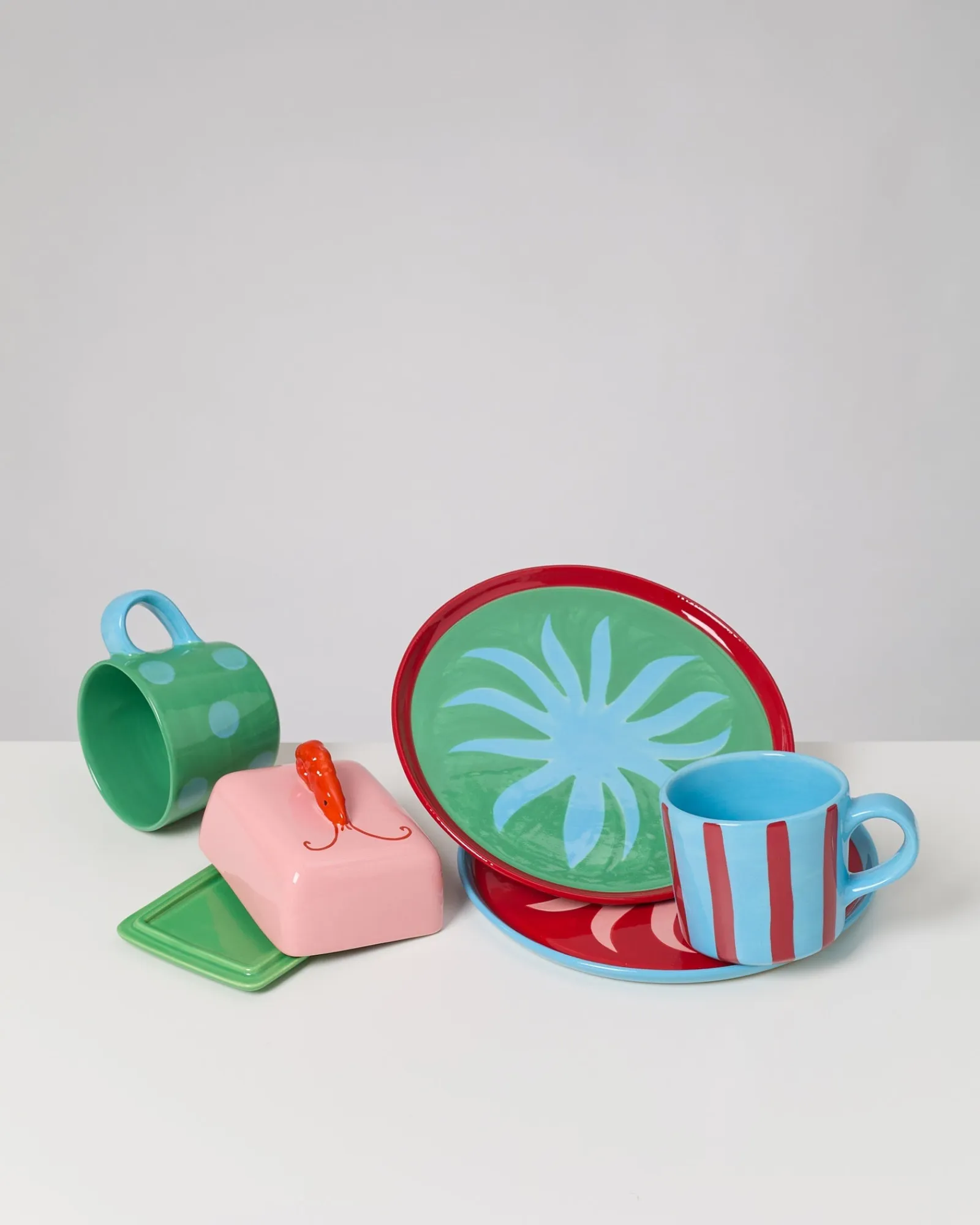 Clearance MaM x Isis Maria Geschirr-Set Palm Vibe 5-teilig Mix & Match Sets %