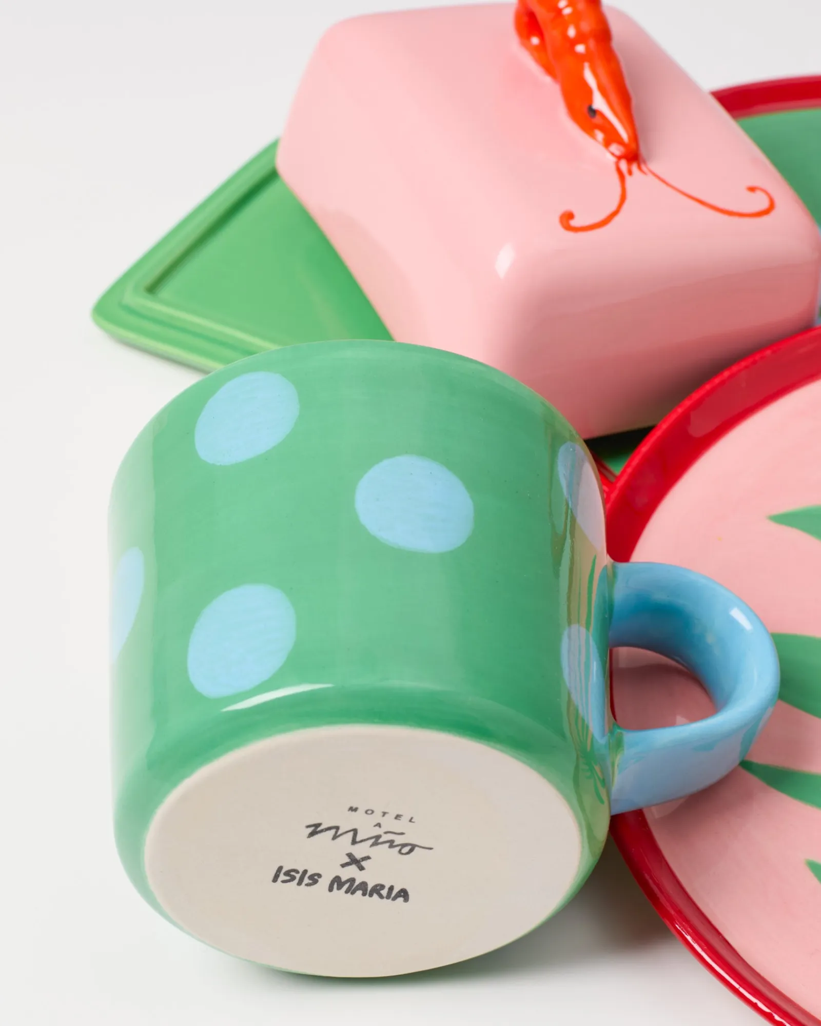 Clearance MaM x Isis Maria Geschirr-Set Palm Dot 5-teilig Mix & Match Sets %