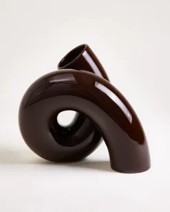 Outlet MaM x Ju Schnee Viparita vase L mokka Große Vasen