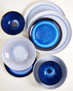 Melides Geschirr-Set deepseablue stoneblue 8-teilig Geschirrset Für 2 Personen|Mix & Match Sets %