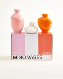 Discount Mino - Vase S Set of 3 Mittlere Vasen|Kleine Vasen