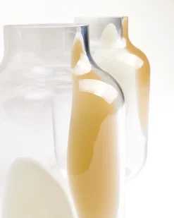 Hot Nuno glass vase M - sand drops Mittlere Vasen