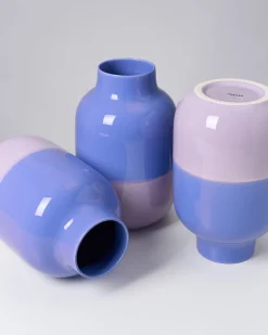 Sale Nuno Vase L - cornflower lilac Große Vasen