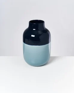 Best Nuno vase L - navy lightblue Große Vasen