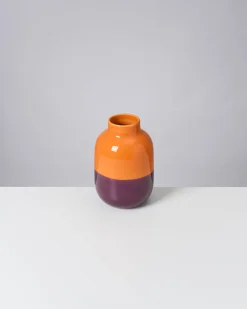 Best Nuno vase M orange darklilac Mittlere Vasen