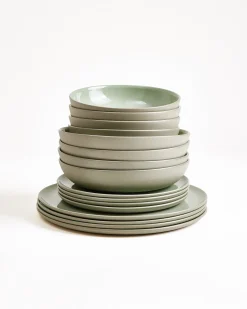Clearance Seda Geschirr-Set 16-teilig Geschirrset Für 4 Personen