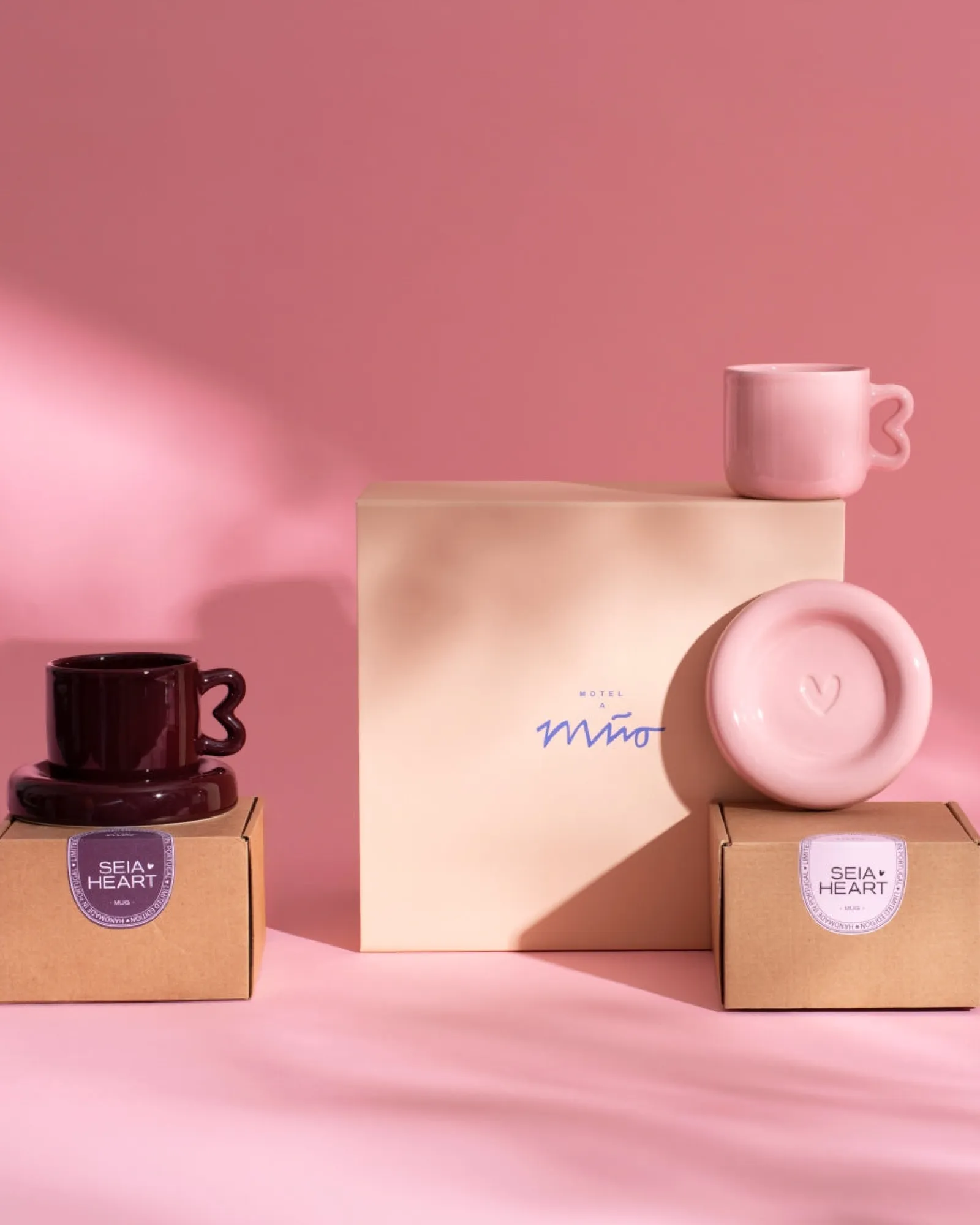 Discount Seia Geschenk-Set Herz 3-teilig Tassen-Sets