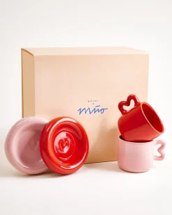 Discount Seia Gift Set, Pink and Red, 5-Piece Tassen-Sets|Kleine Tassen