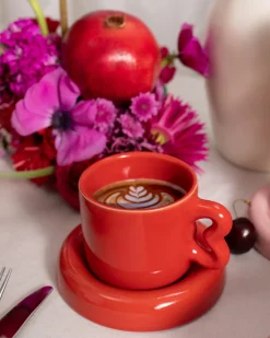 Seia Mug & Saucer, Heart, Kleine Tassen