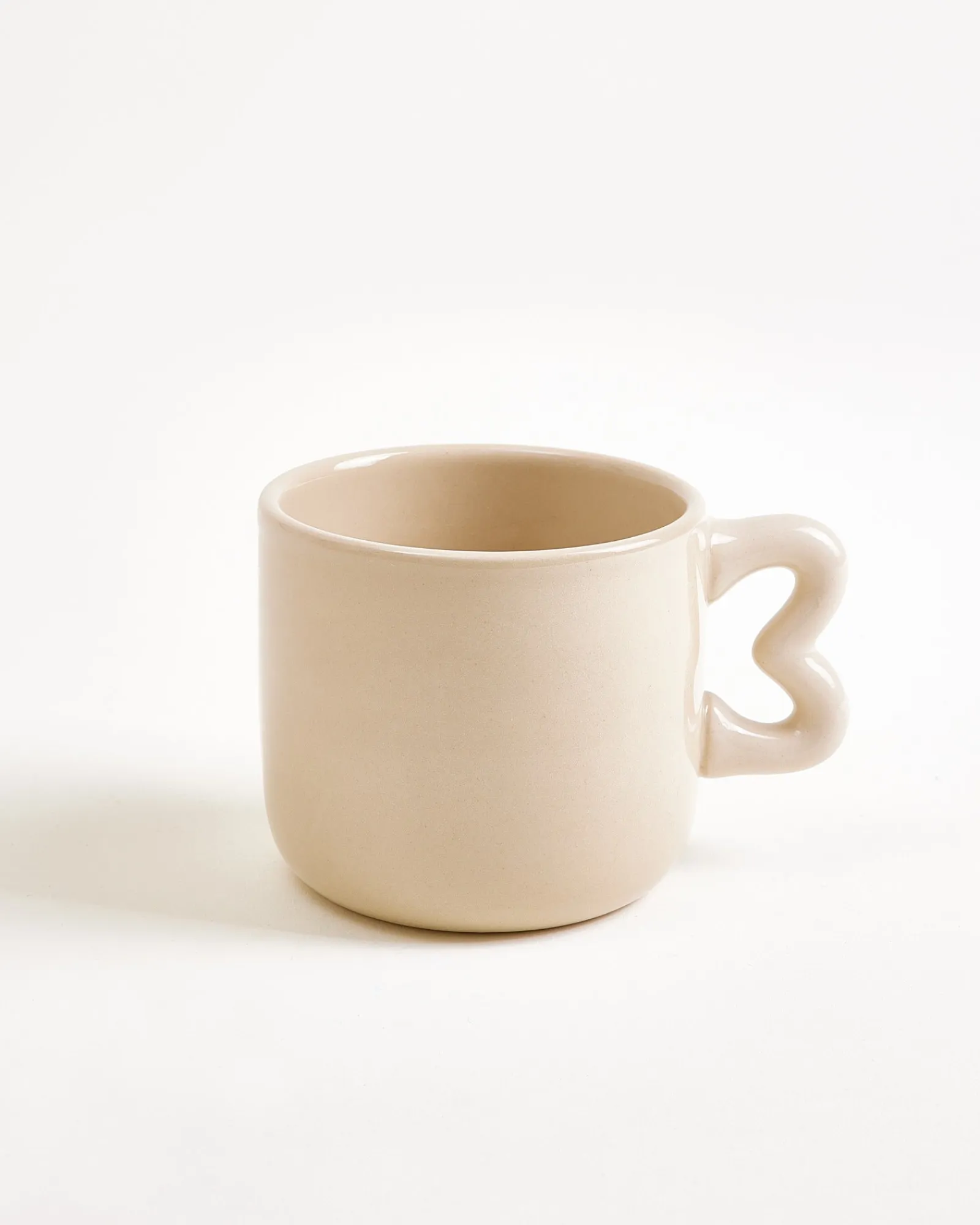 Sale Seia mug with heart & saucer Kleine Tassen|Cappuccinotassen