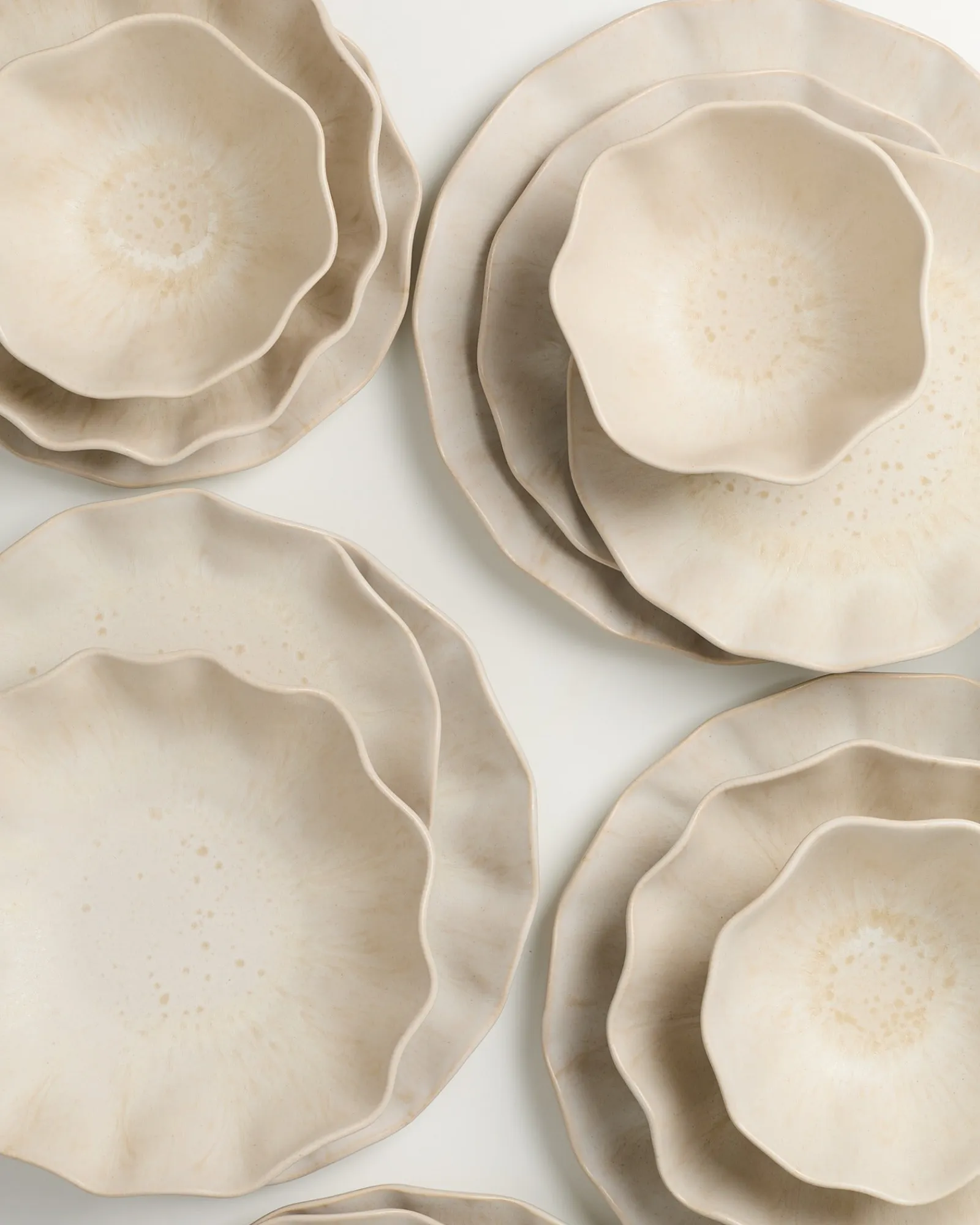 Best Sintra Geschirr-Set shell 24-teilig Geschirrset Für 6 Personen