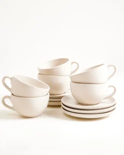 Sale Sintra 6-Piece Set Cappuccino Cup & Small Saucer classic Tassen-Sets|Tassen Mit Untertassen