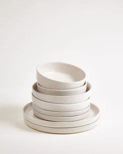 Discount Tavira Geschirr-Set sand 8-teilig Geschirrset Für 2 Personen
