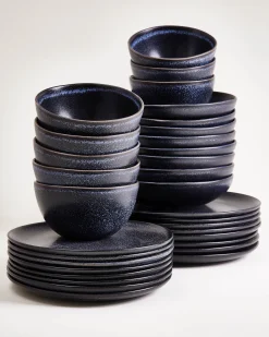Hot Turmalina - Tableware set black 32 pieces Geschirrset Für 8 Personen