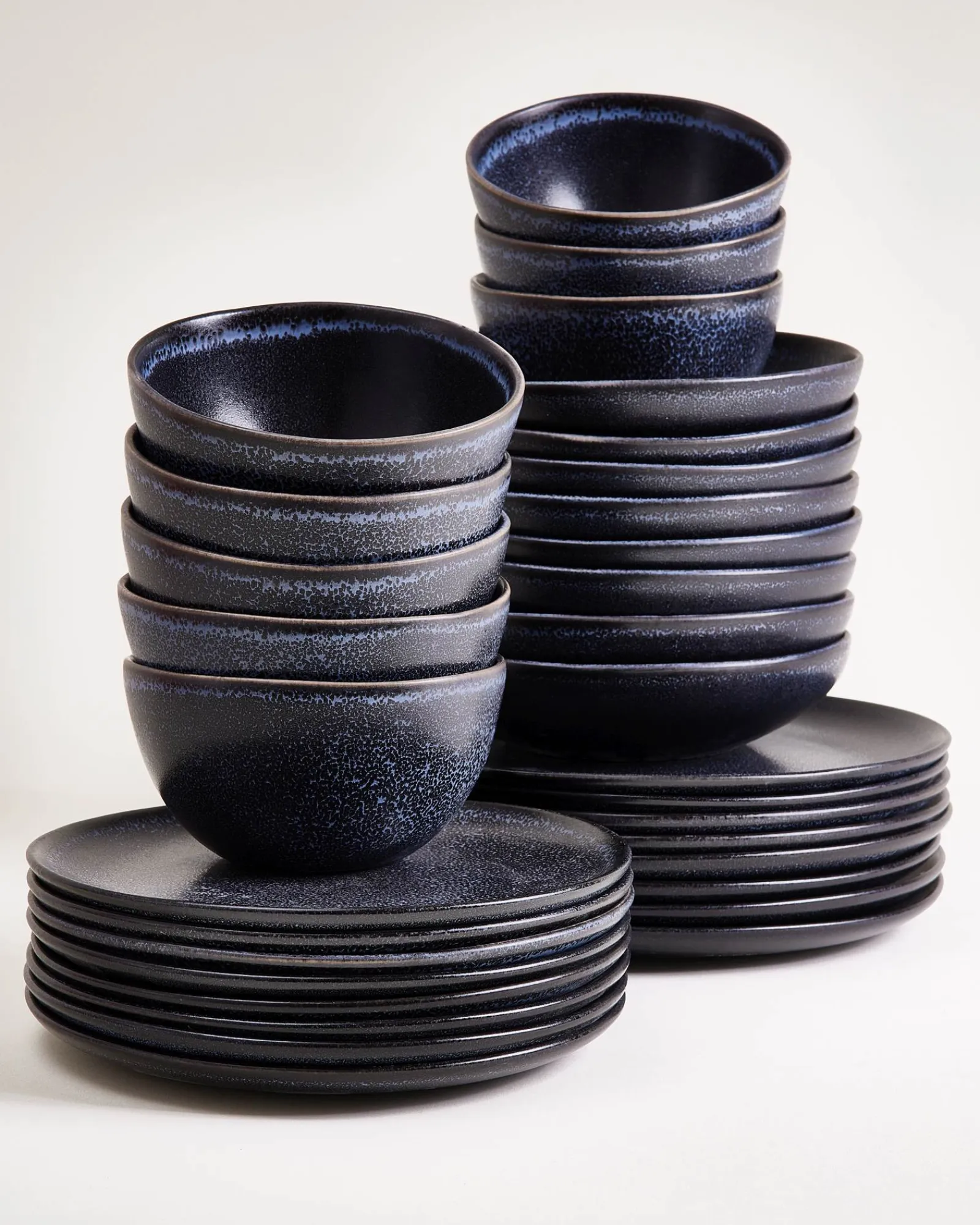 Hot Turmalina - Tableware set black 32 pieces Geschirrset Für 8 Personen