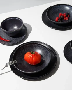 Clearance Turmalina - Tableware set black 8 pieces Geschirrset Für 2 Personen